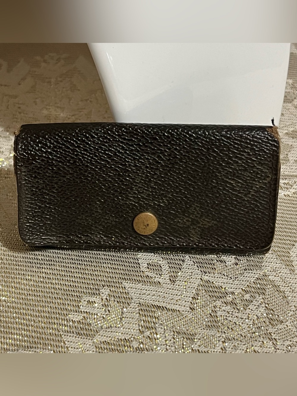 Louis Vuitton Monogram Leather Key Holder Wallet *Project / Rehab Piece*